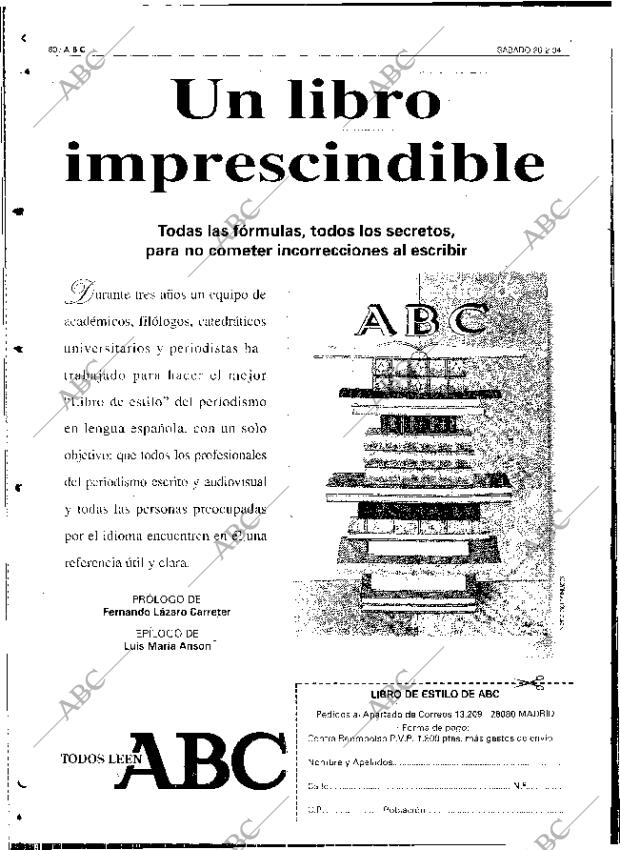 ABC SEVILLA 26-02-1994 página 80