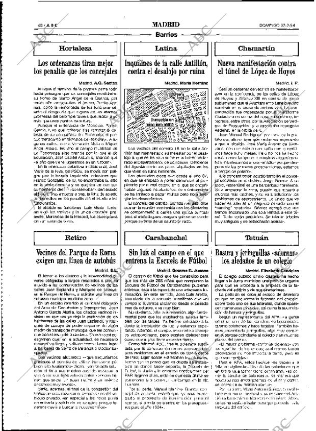 ABC MADRID 27-02-1994 página 68
