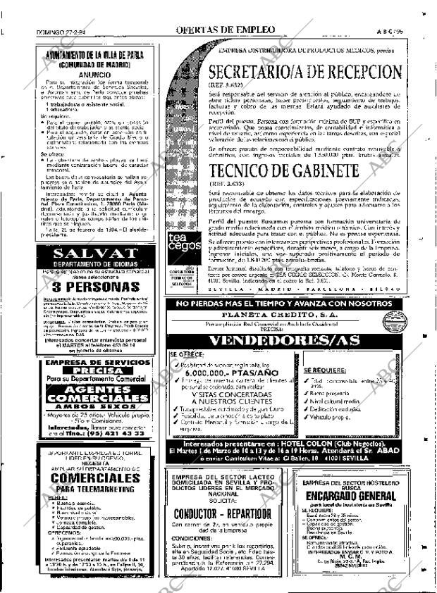 ABC SEVILLA 27-02-1994 página 95