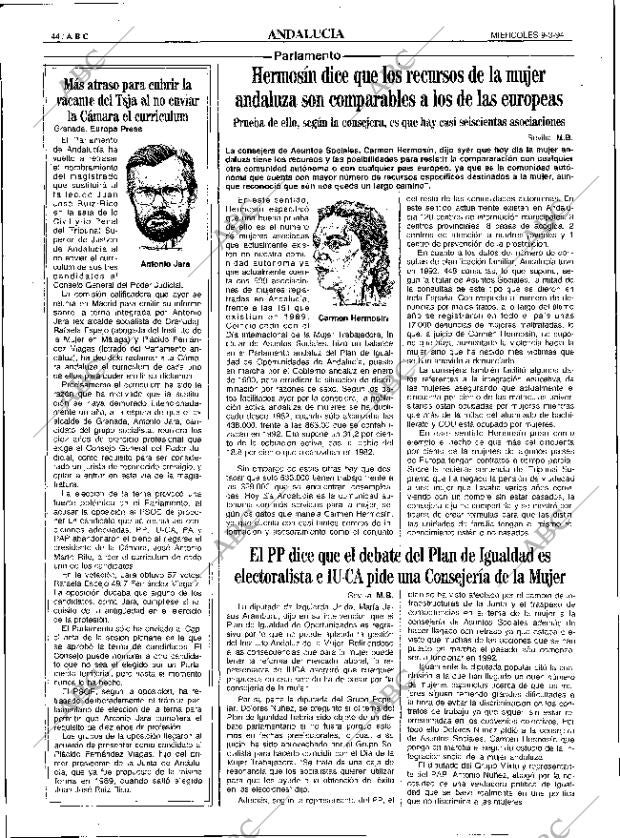ABC SEVILLA 09-03-1994 página 44