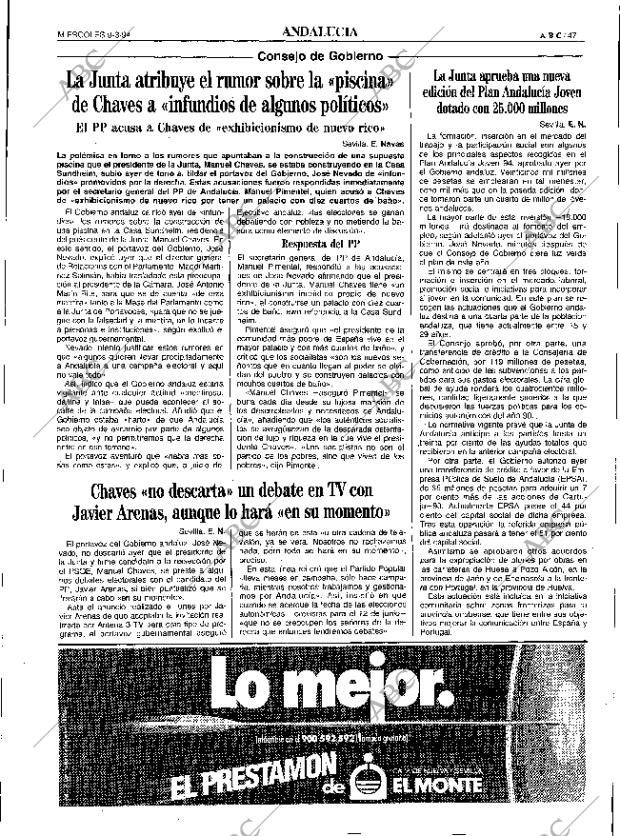 ABC SEVILLA 09-03-1994 página 47