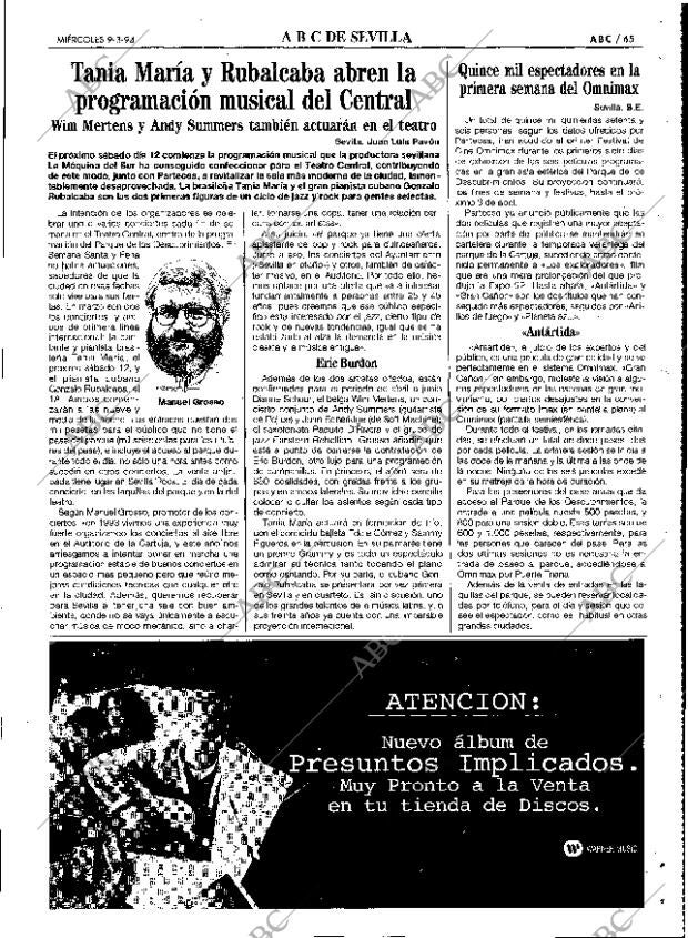 ABC SEVILLA 09-03-1994 página 65