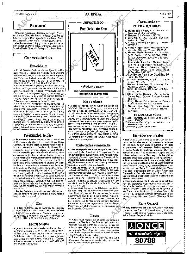 ABC SEVILLA 09-03-1994 página 69