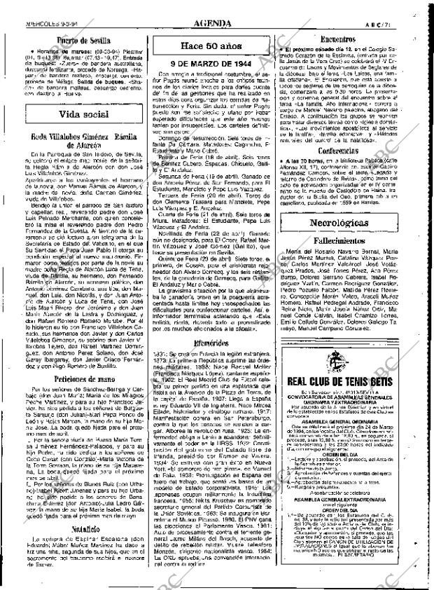 ABC SEVILLA 09-03-1994 página 71