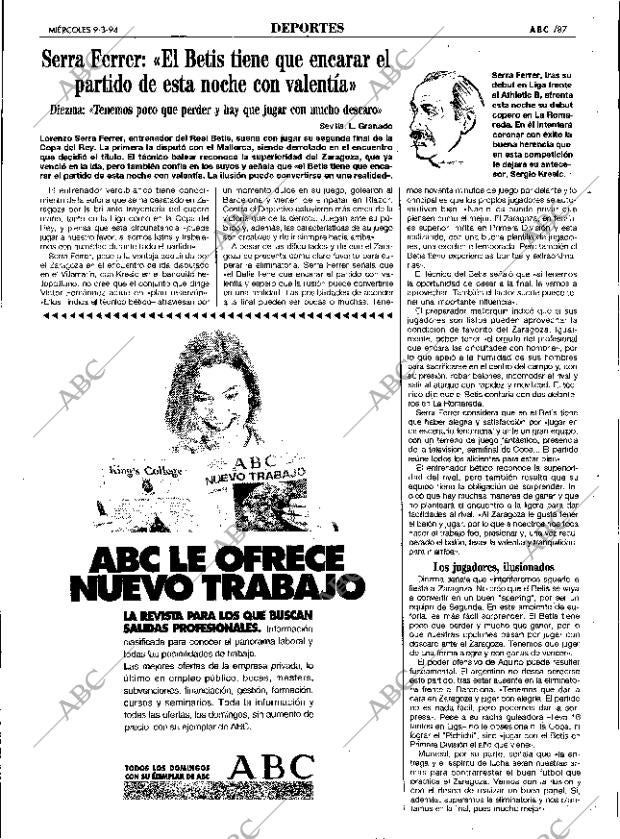 ABC SEVILLA 09-03-1994 página 87