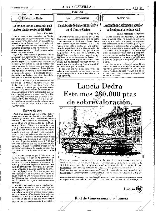 ABC SEVILLA 11-03-1994 página 63