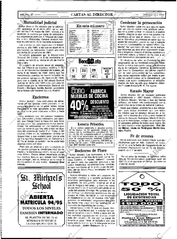 ABC MADRID 12-03-1994 página 20