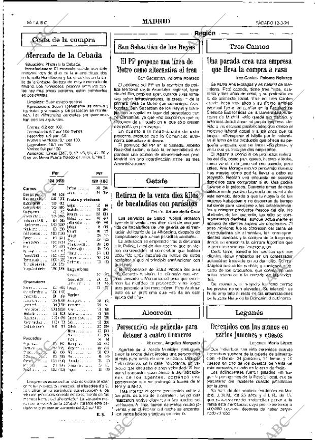 ABC MADRID 12-03-1994 página 66
