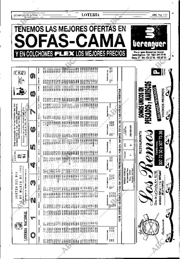 ABC MADRID 13-03-1994 página 113