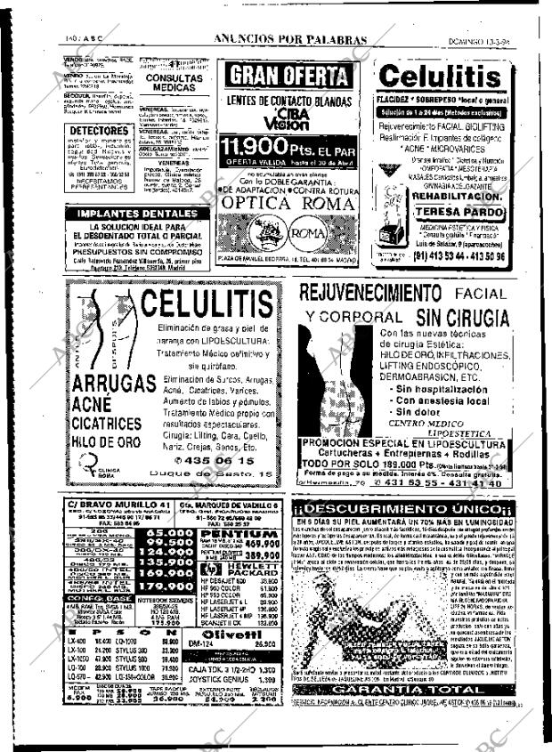 ABC MADRID 13-03-1994 página 140