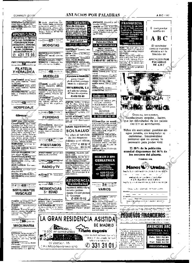 ABC MADRID 13-03-1994 página 141