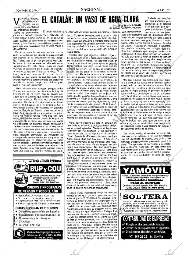 ABC MADRID 13-03-1994 página 37