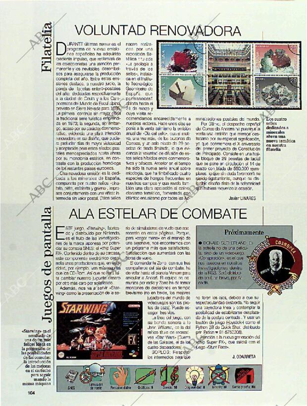 BLANCO Y NEGRO MADRID 13-03-1994 página 104