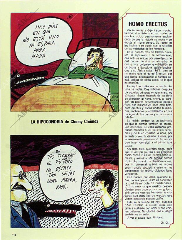 BLANCO Y NEGRO MADRID 13-03-1994 página 112