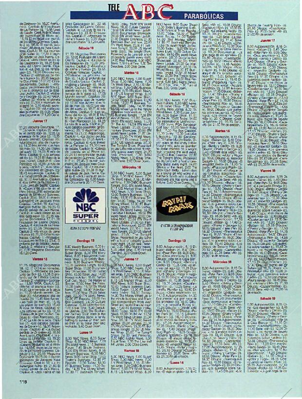 BLANCO Y NEGRO MADRID 13-03-1994 página 118