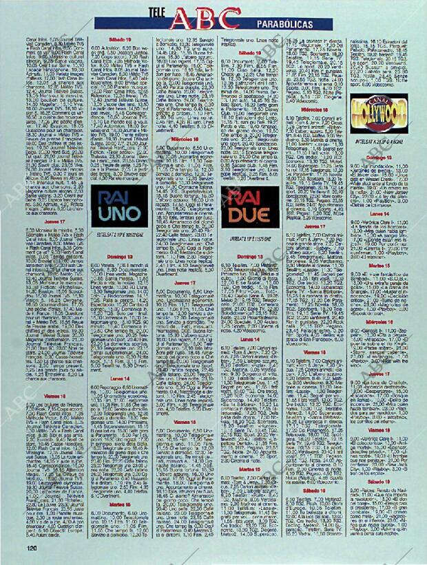 BLANCO Y NEGRO MADRID 13-03-1994 página 120