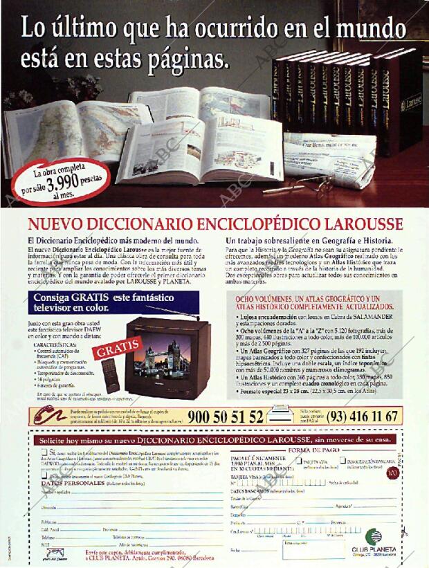 BLANCO Y NEGRO MADRID 13-03-1994 página 124