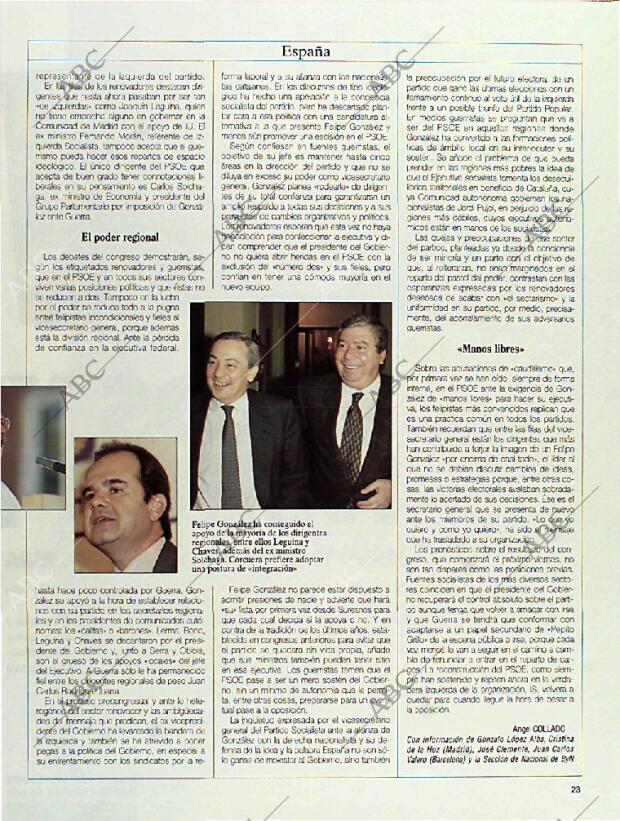 BLANCO Y NEGRO MADRID 13-03-1994 página 23