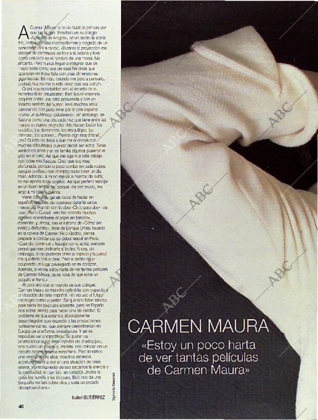 BLANCO Y NEGRO MADRID 13-03-1994 página 40