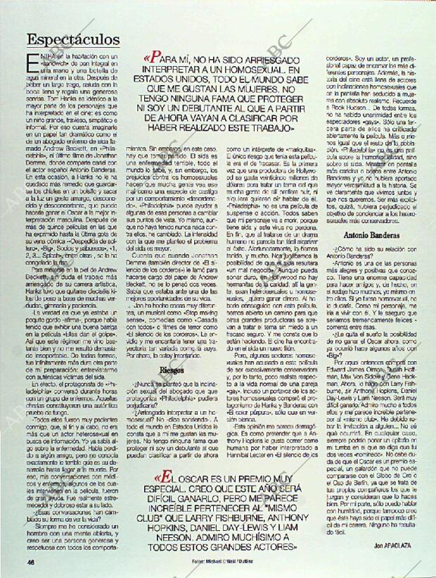 BLANCO Y NEGRO MADRID 13-03-1994 página 46