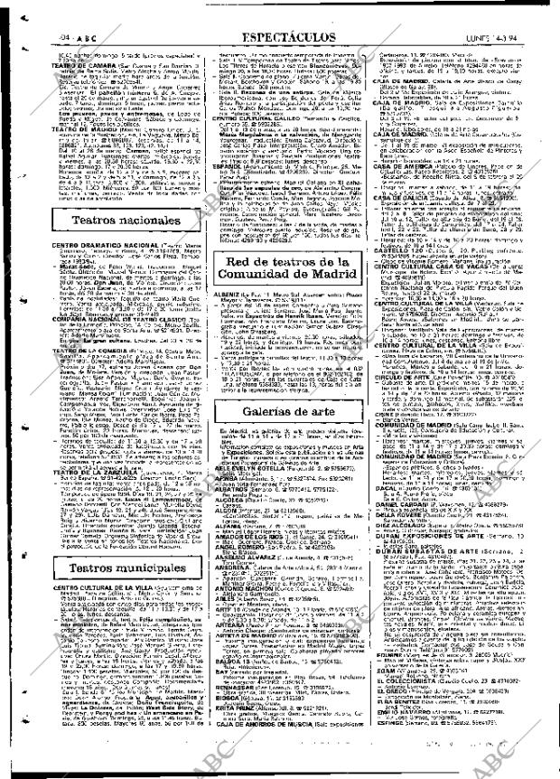 ABC MADRID 14-03-1994 página 104