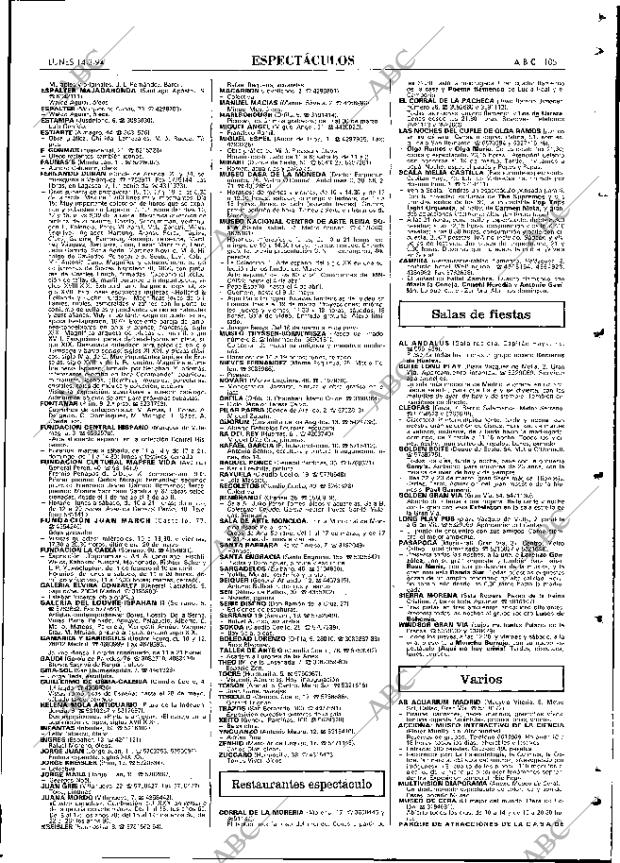 ABC MADRID 14-03-1994 página 105