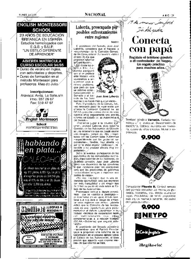 ABC MADRID 14-03-1994 página 29