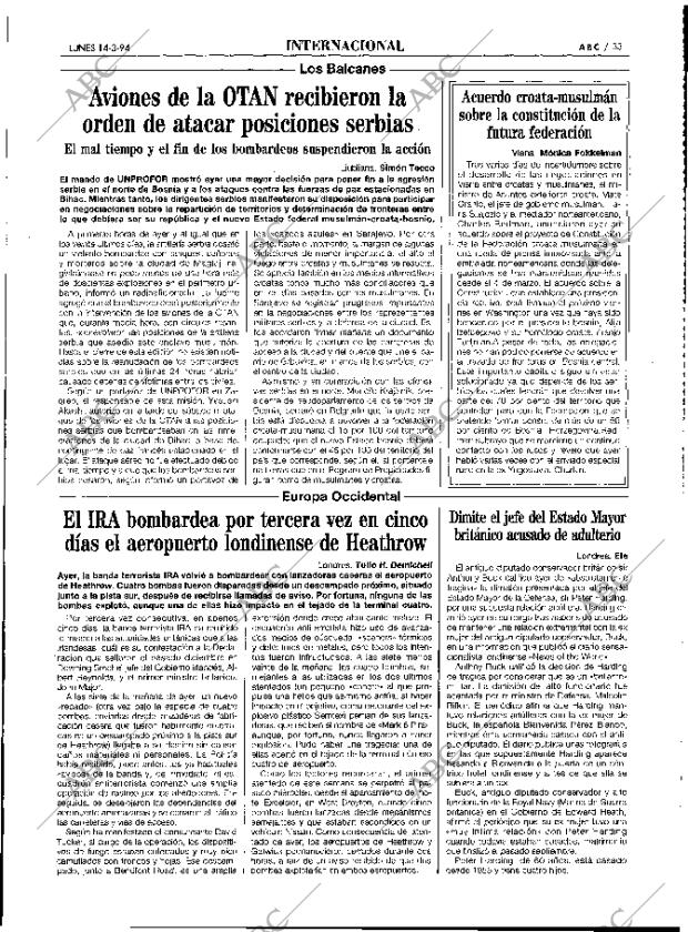 ABC MADRID 14-03-1994 página 33