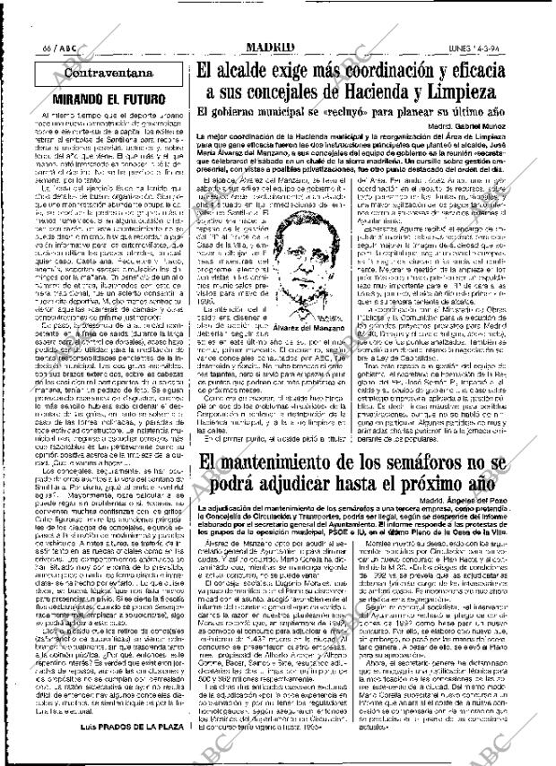 ABC MADRID 14-03-1994 página 66