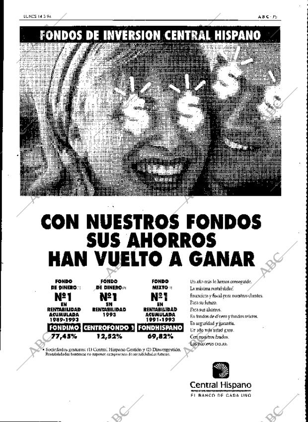 ABC MADRID 14-03-1994 página 75