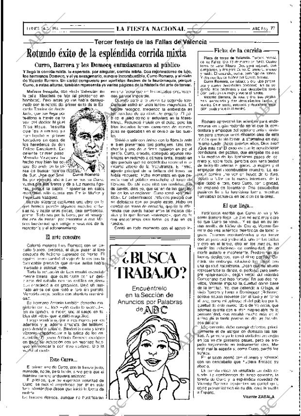 ABC MADRID 14-03-1994 página 77