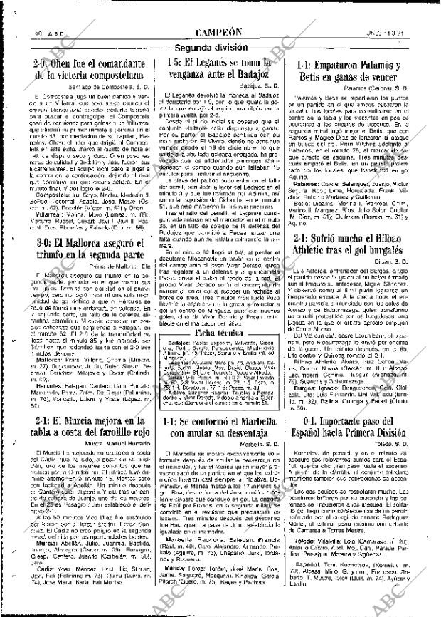 ABC MADRID 14-03-1994 página 90
