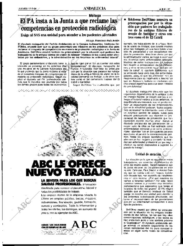 ABC SEVILLA 17-03-1994 página 47