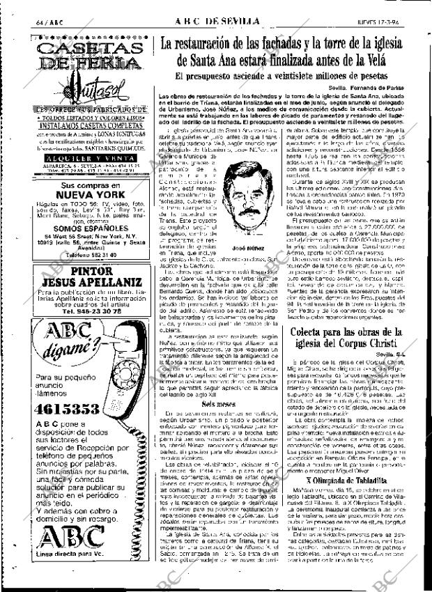 ABC SEVILLA 17-03-1994 página 64