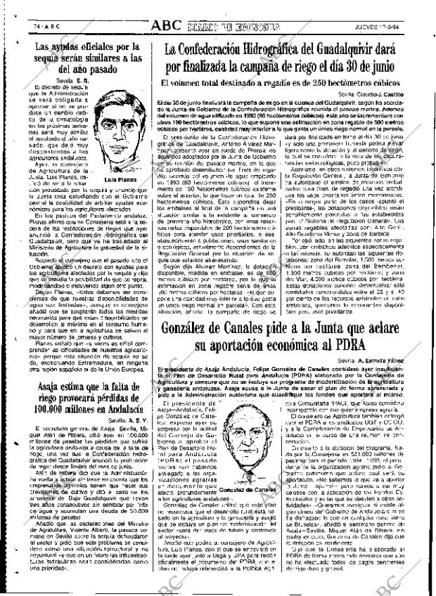 ABC SEVILLA 17-03-1994 página 74
