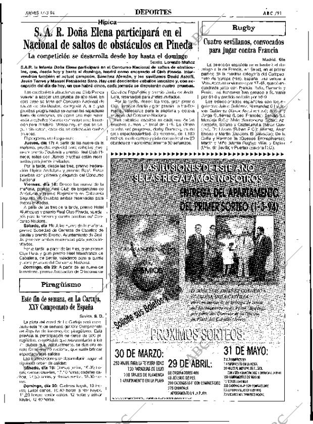 ABC SEVILLA 17-03-1994 página 91