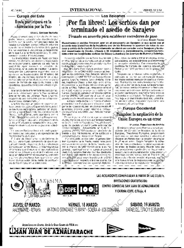 ABC SEVILLA 18-03-1994 página 40