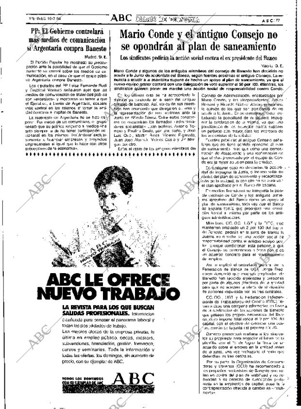 ABC SEVILLA 18-03-1994 página 77