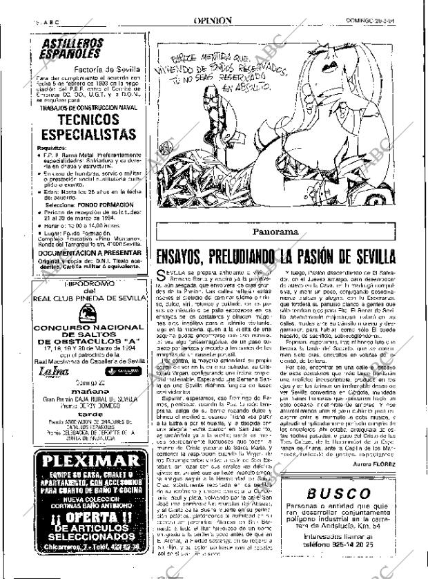 ABC SEVILLA 20-03-1994 página 18