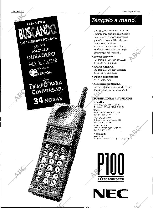 ABC SEVILLA 20-03-1994 página 26