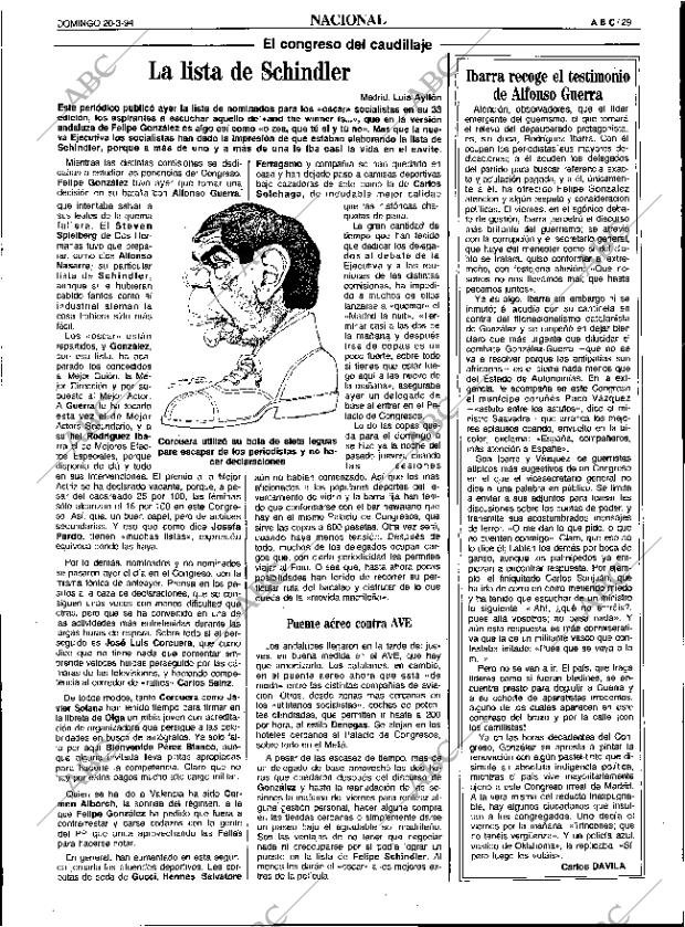 ABC SEVILLA 20-03-1994 página 29