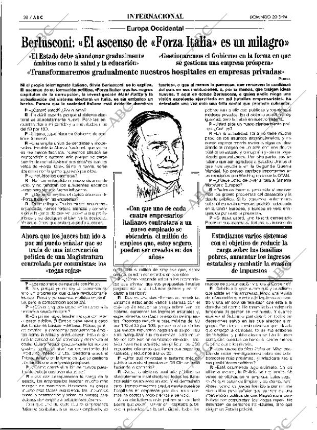 ABC SEVILLA 20-03-1994 página 38