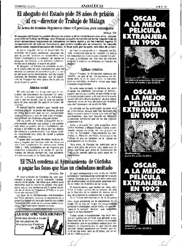 ABC SEVILLA 20-03-1994 página 49