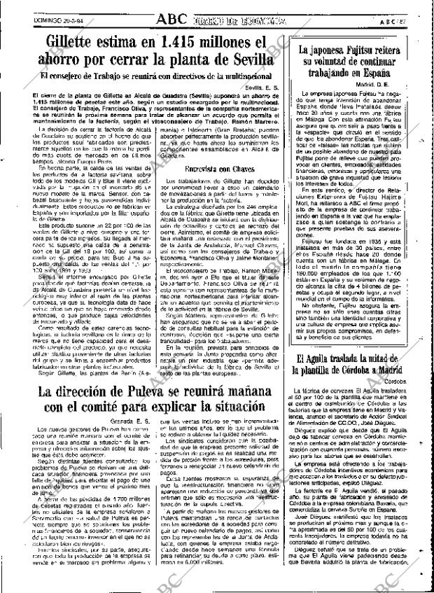 ABC SEVILLA 20-03-1994 página 87