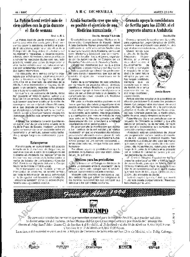 ABC SEVILLA 22-03-1994 página 48