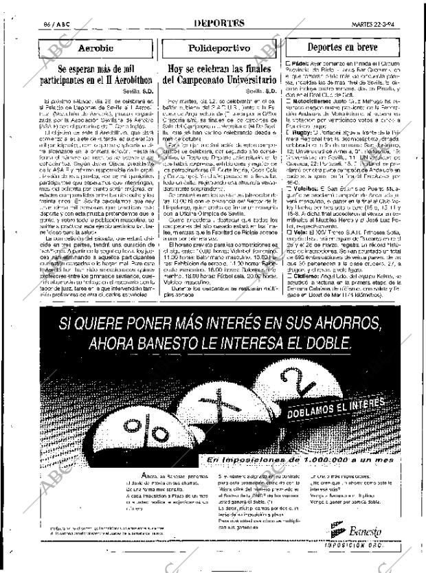 ABC SEVILLA 22-03-1994 página 86