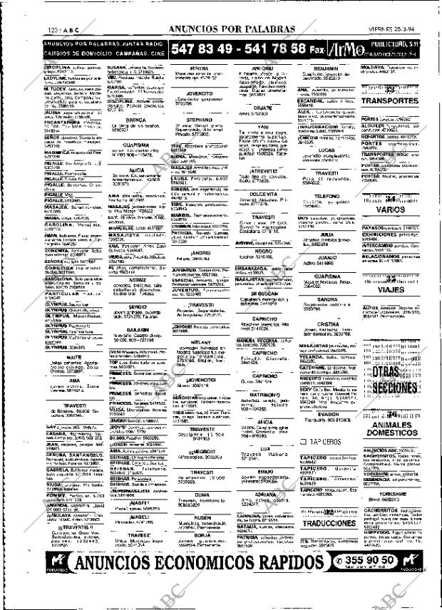 ABC MADRID 25-03-1994 página 120