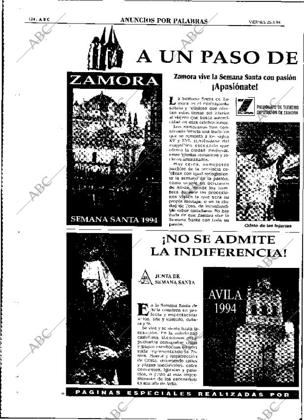 ABC MADRID 25-03-1994 página 124