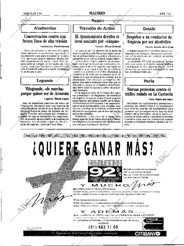 ABC MADRID 25-03-1994 página 67