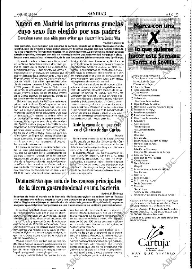 ABC MADRID 25-03-1994 página 75